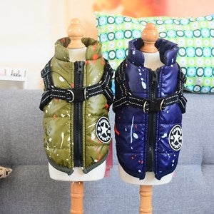 Ink-splashed chest vest