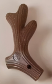 Wood-plastic deer antler