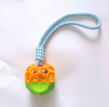 Square-hole multi-hole fishing rope knot with a loop at the end
