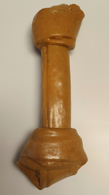 Wood-plastic knotting shape