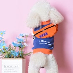 Slanted school bag sweatshirt