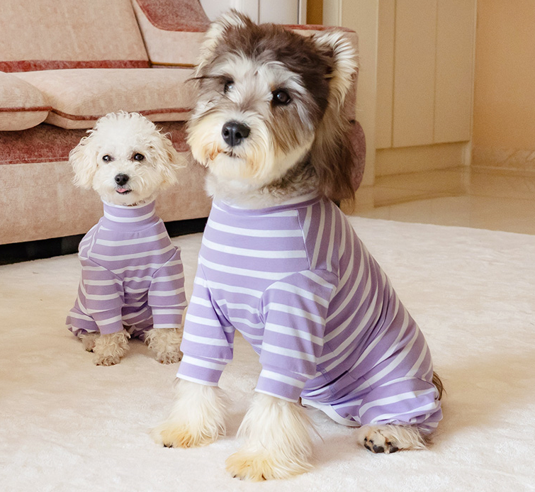 Striped four-legged home clothes