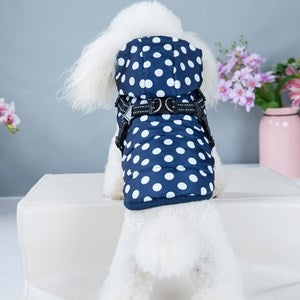 Polka dot chest and back