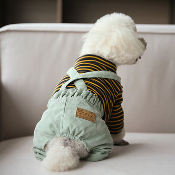 Striped suspenders