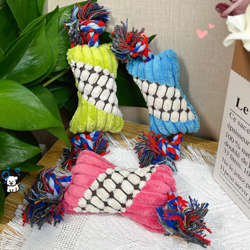 Cotton rope colored candy