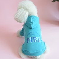 Fire print sweatshirt