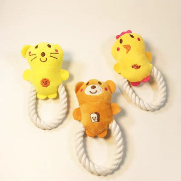 Cotton rope chicken bear mouse