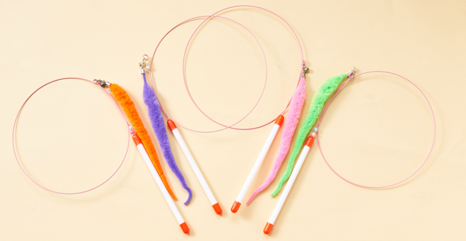 Long iron wire plus caterpillar cat teaser
