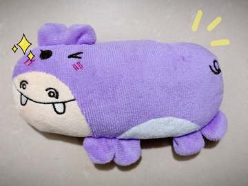 Round hippopotamus
