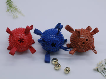 Webbing bell leaking food bone burr ball