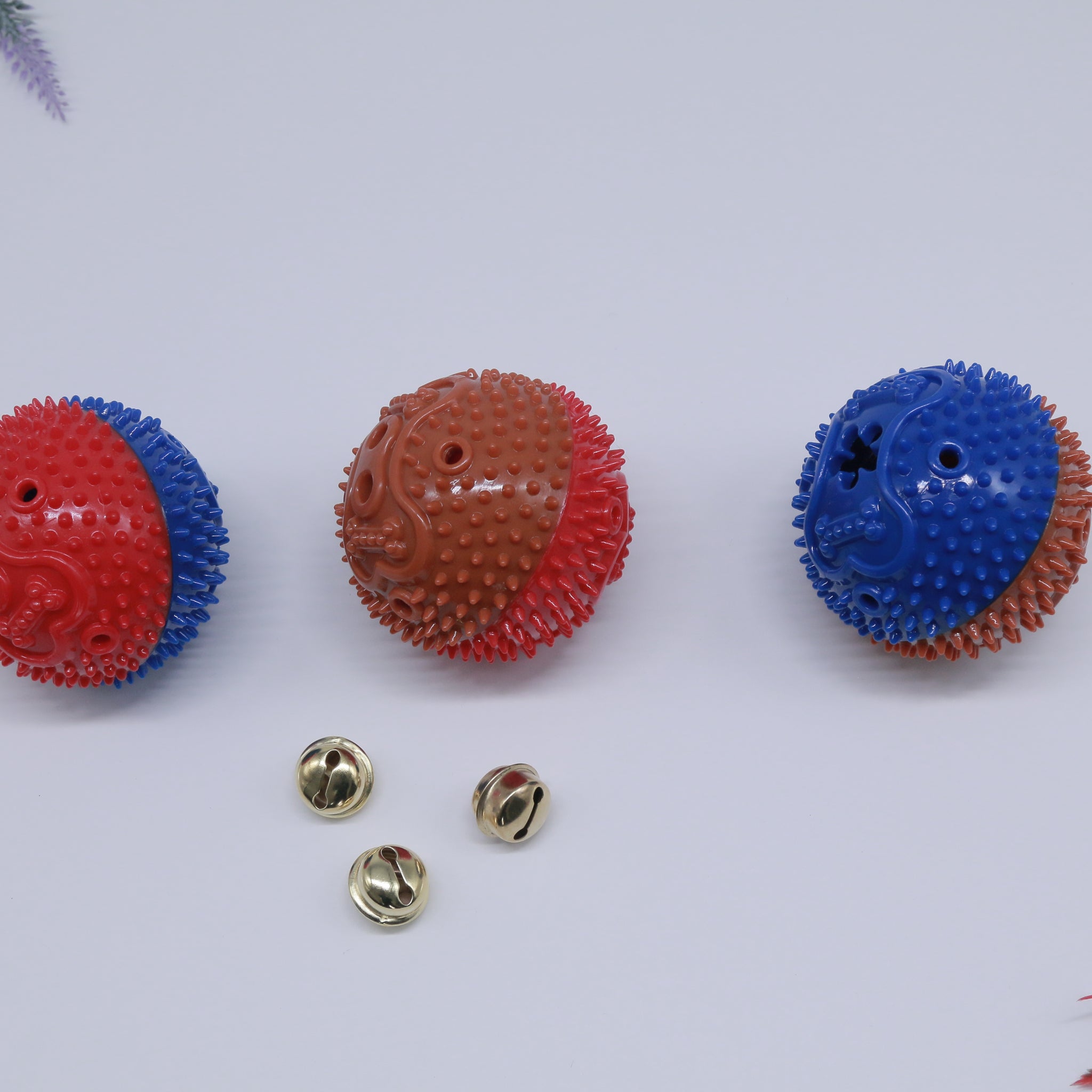 Bell leaking food bone soup burr ball two colors